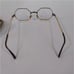 Vintage Hexagon Eyeglasses 1/20 14k Gold Filled 16-20 & Brocade Hard Shell Case