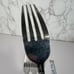 Set of 4 Pfaltzgraff Miranda Dinner Forks – 8 Glossy Beaded Square Handle