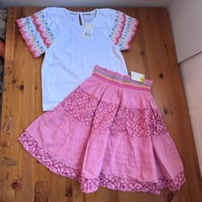 Boden skirt set size 7/8 nwt