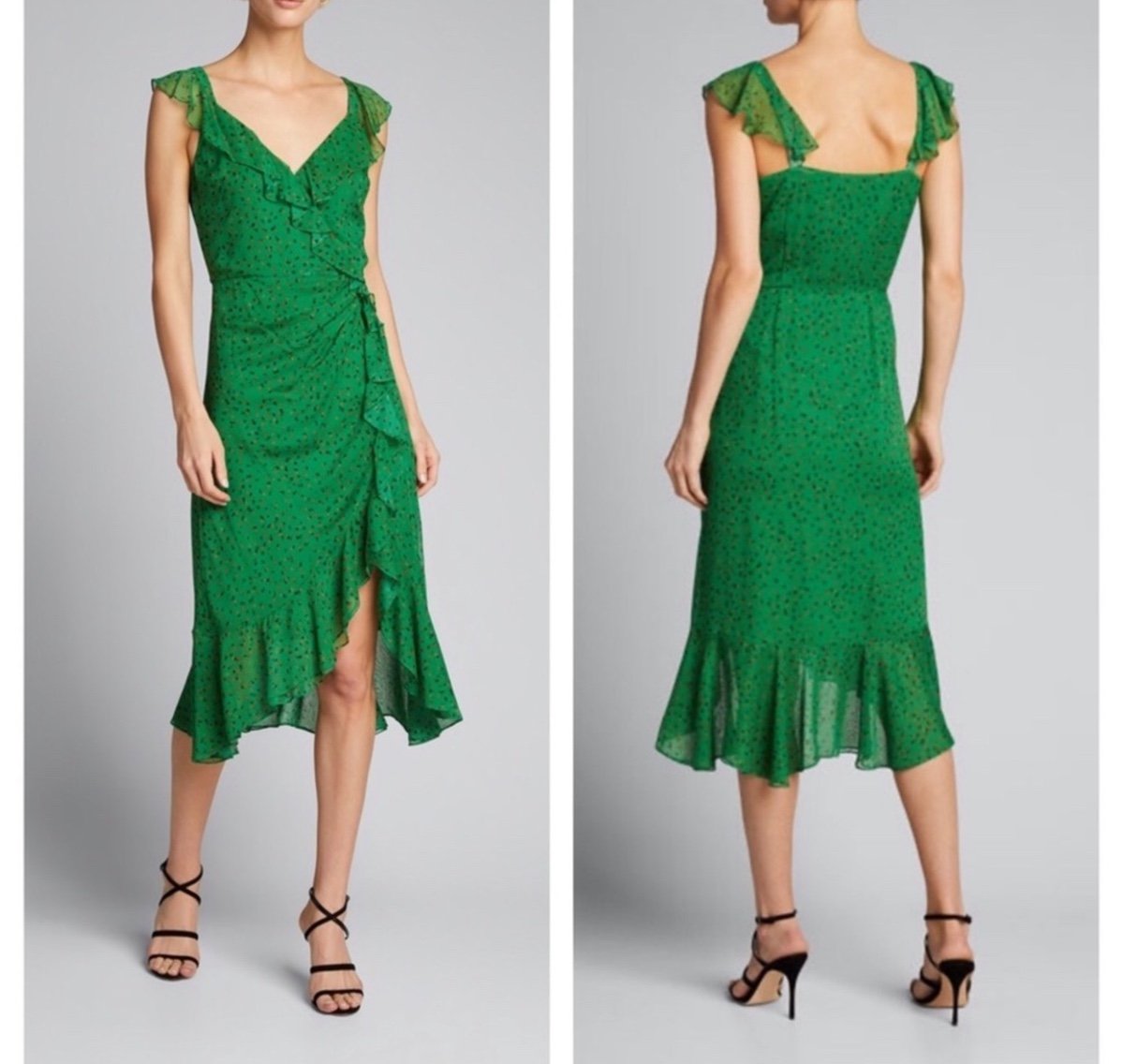 VERONICA BEARD Amal Dress Green Sz XS/2
