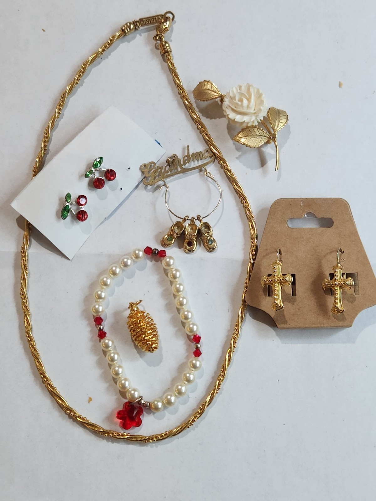 Vtg 1970s 1980s Costume Jewelry Lot