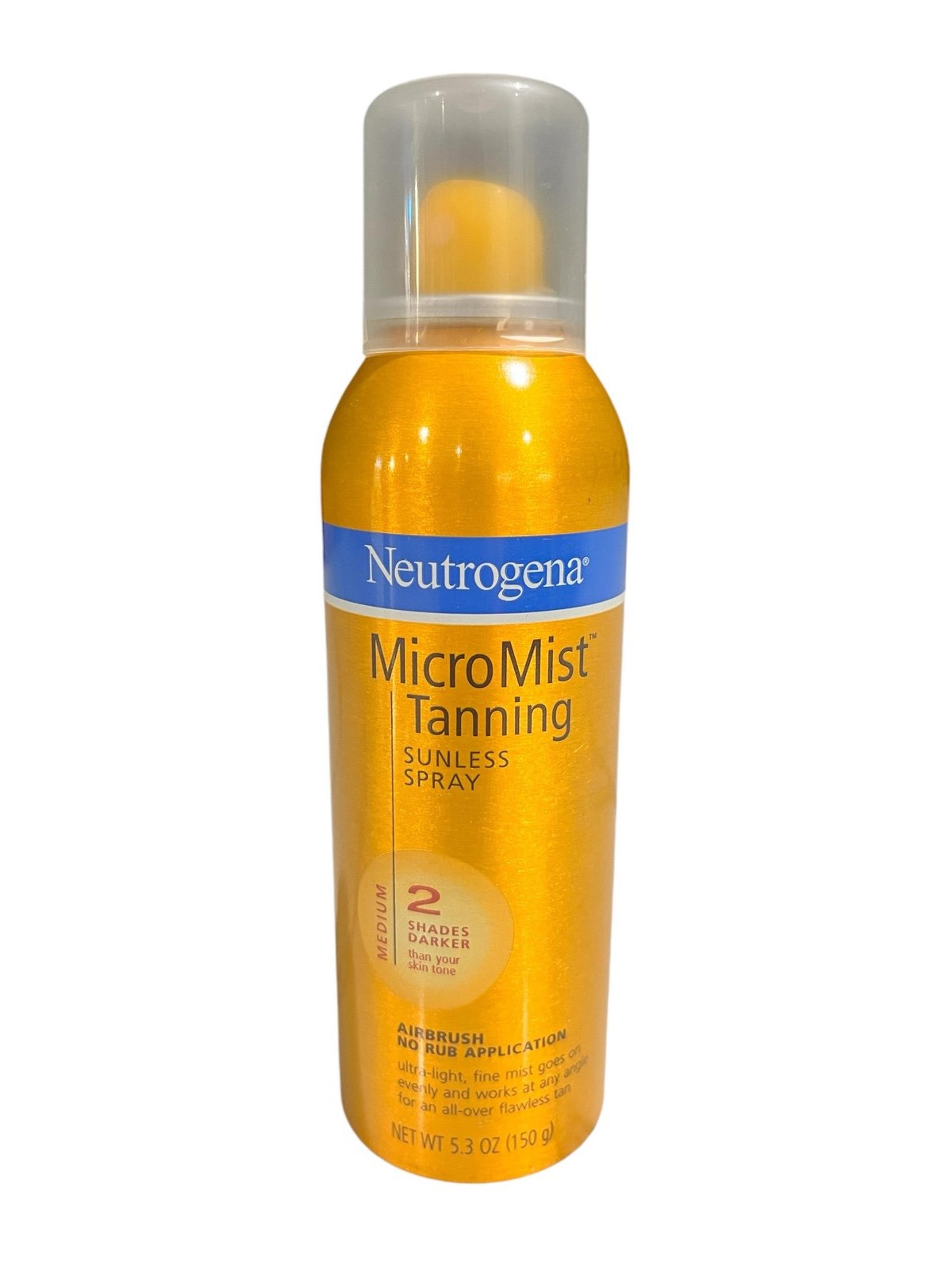 Neutrogena Micromist Airbrush Sunless Tanning Spray Medium Intensity 5.3 OZ
