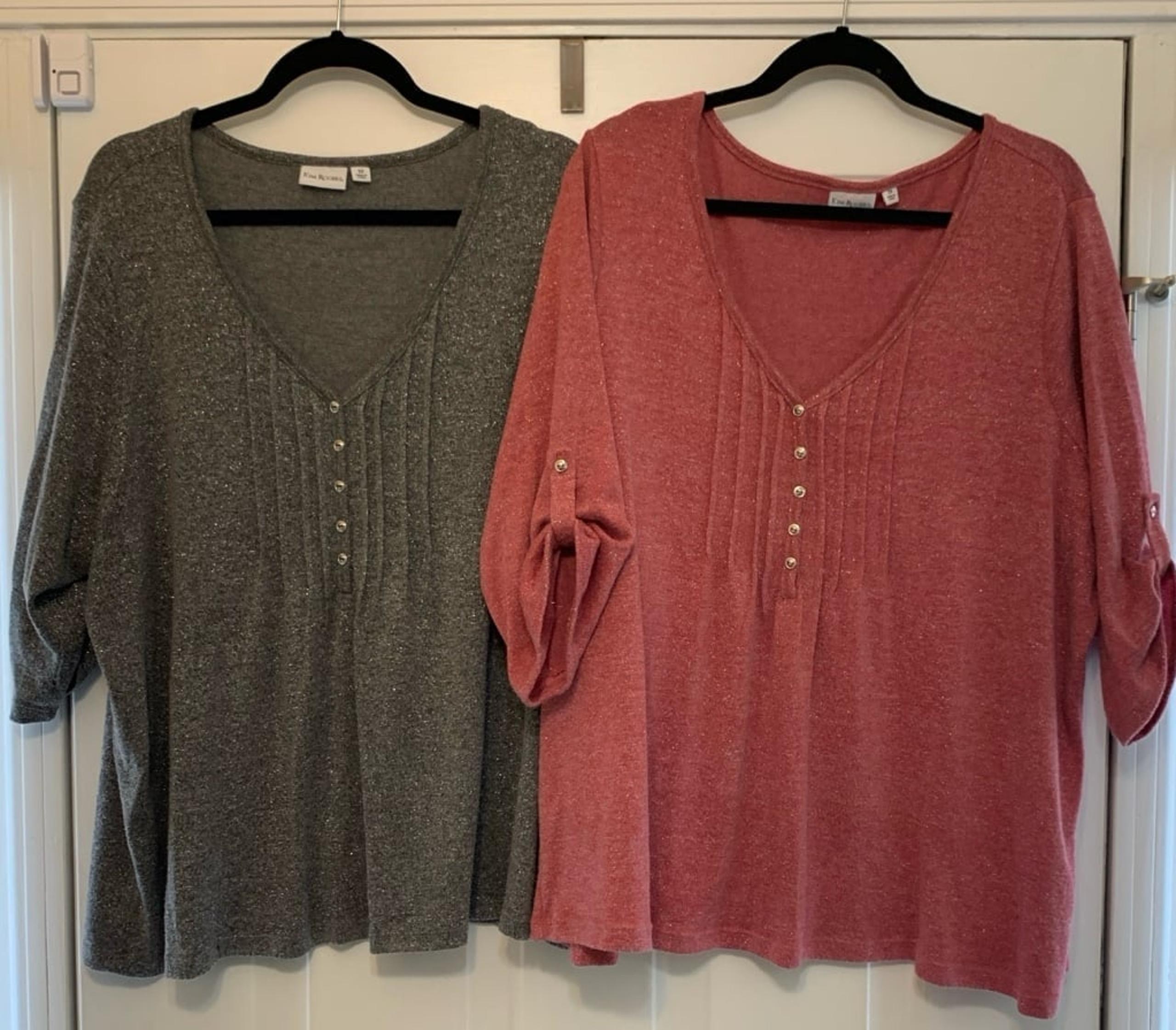 Kim Roger’s sparkling knit tops