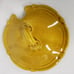 Unique USA CALIFORNIA POTTERY Orange Soup Tureen W/Ladle With Fruits Design