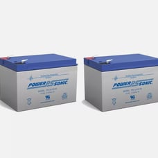 Power-Sonic 2 Pack - 12V 12Ah F2 UPS Battery Replaces Yuasa NP12-12, NP 12-12 .2
