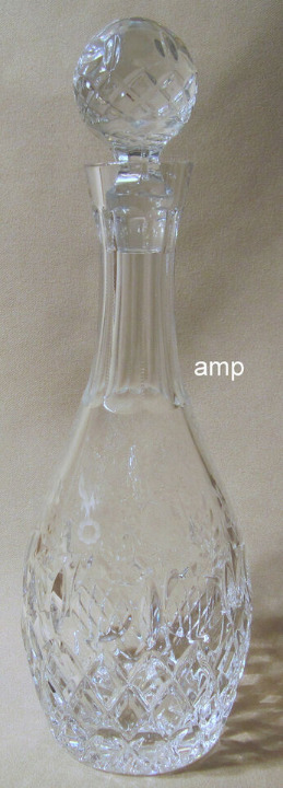 Rogaska Gallia Wine Decanter with Round Stopper (12 1/2 tall) PERFECT!