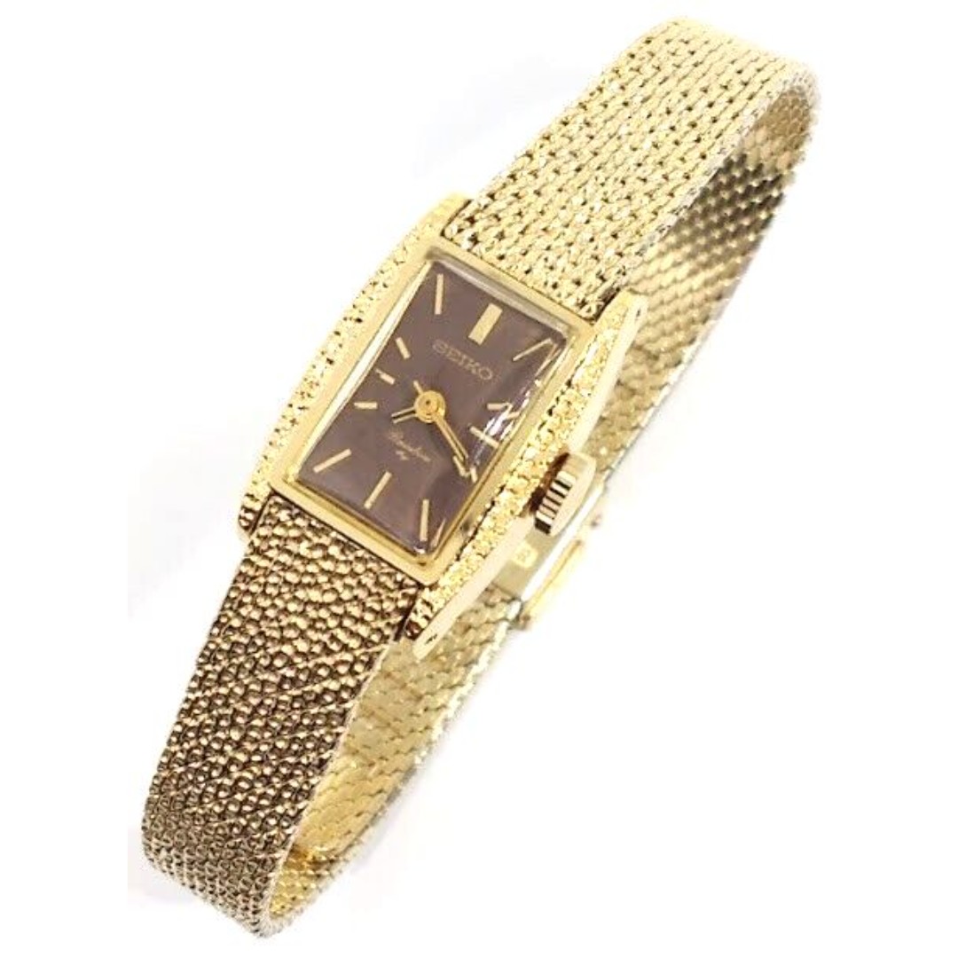 Vintage 1969 Seiko Rainbow Gold Filled 17 Jewel Women's Dress Watch 1960's Retro