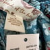 New Band of the Free Floral Dress M Teal wrap Dress Ruffle Cuff Hi-Lo V-Neck