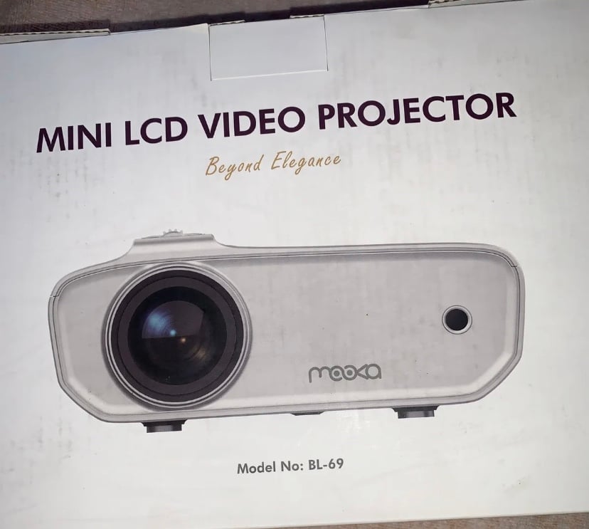 Mini LCD Video Projector with Wi-Fi and Bluetooth