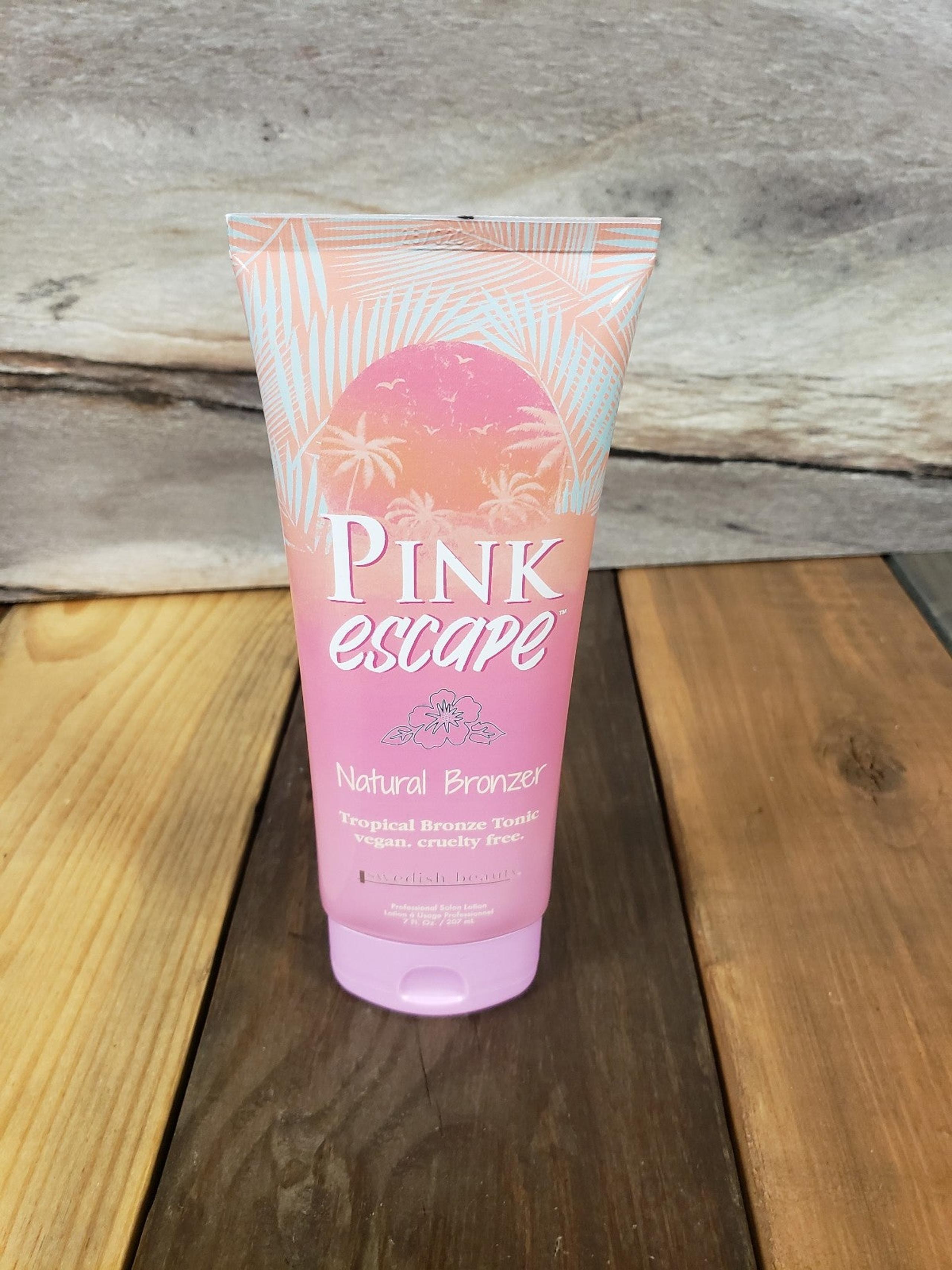 Swedish Beauty Pink Escape Natural Bronzer Tanning Lotion Vegan