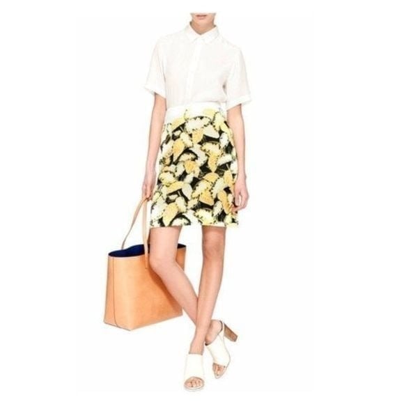 Opening Ceremony Skirt Pencil Daisy leaf