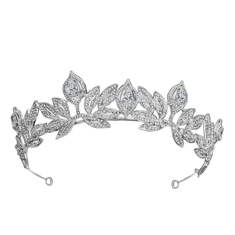 The Floral Garden CZ Tiara