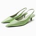 ZARA RHINESTONE SLINGBACK HEEL