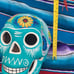 Day of the dead sugar skull