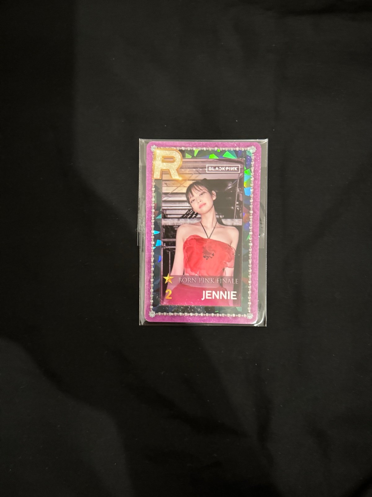 Blackpink Superstar YG Jennie Photocard Born Pink Finale