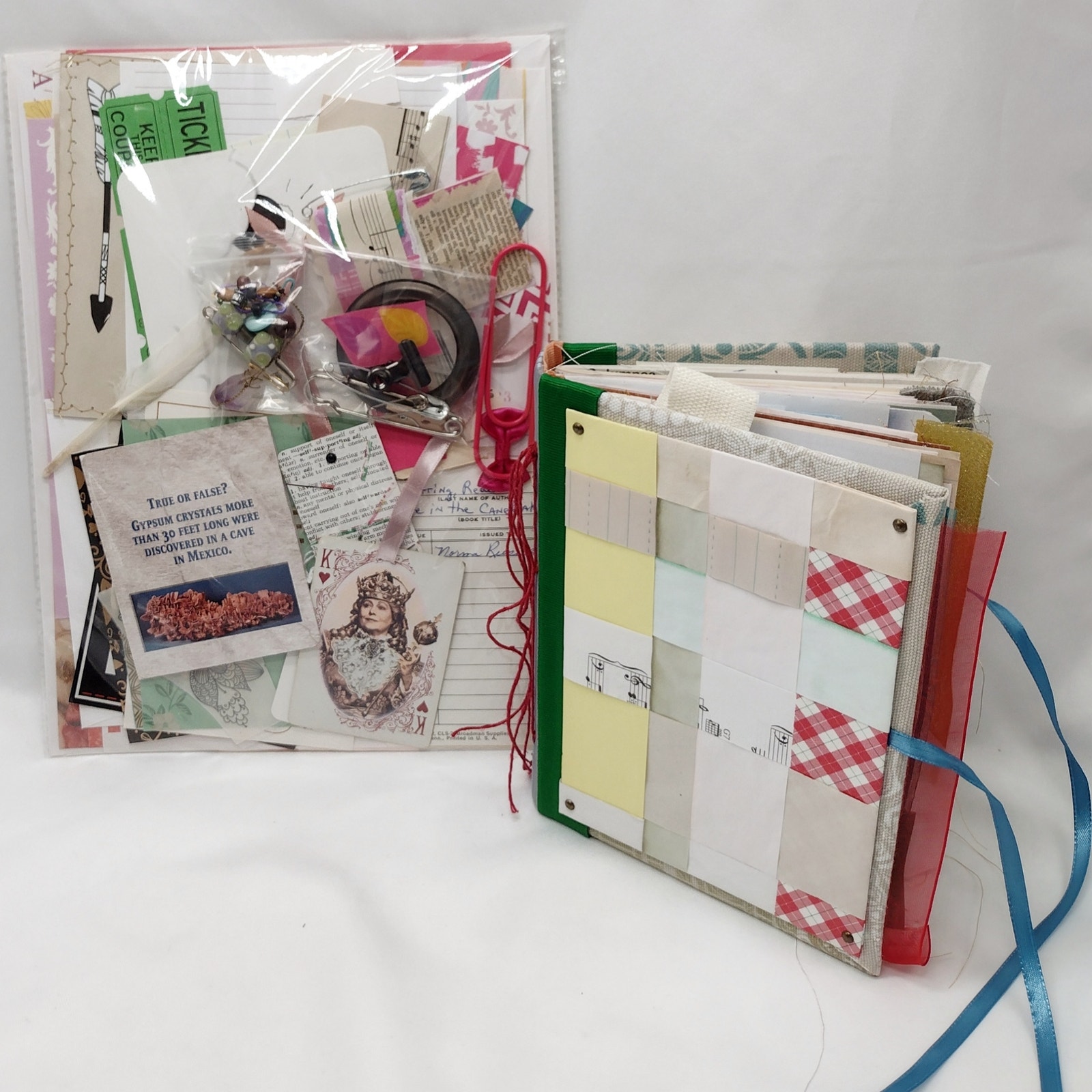 Eclectic Grunge Junk Journal Kit 24+1 Pages /vintage Junk
