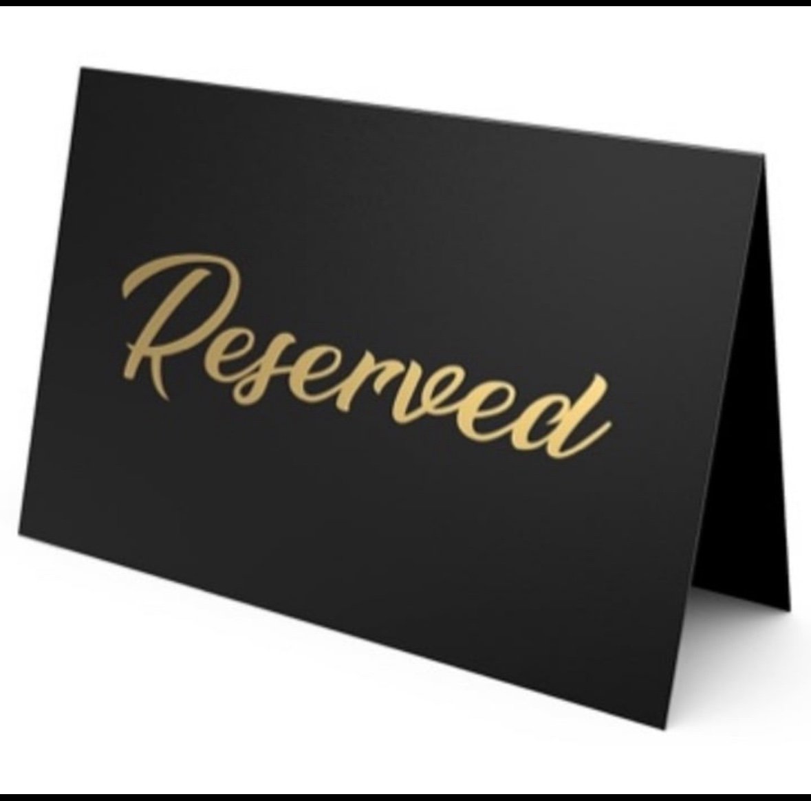 Reserved lot of cards