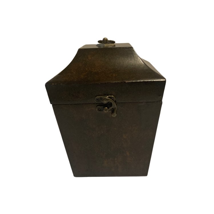 Beautiful Wooden Chest Style Decorative Trinket Box!