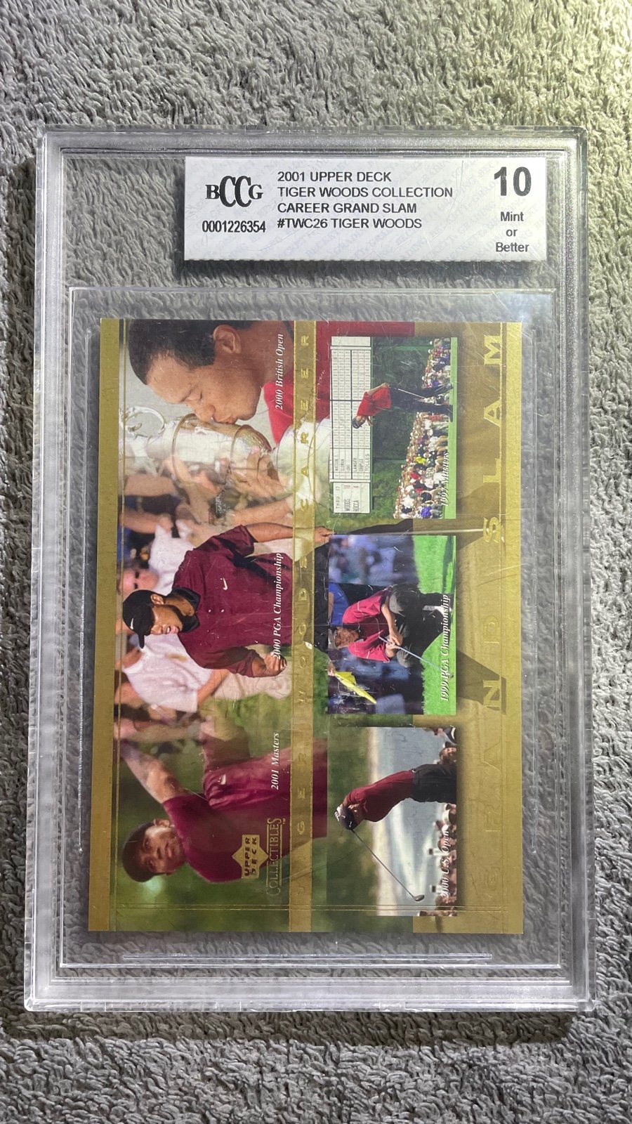 Tiger Woods Grand Slam Jumbo Graded