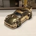 HOT WHEELS CUSTOM GOLD PLATED RWB PORSCHE 930 & AERO LIFT LOOSE NEW