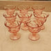 Set 8 FOSTORIA JAMESTOWN PINK CHAMPAGNE/TALL SHERBET GOBLETS Mint Condition