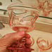 Set 8 FOSTORIA JAMESTOWN PINK CHAMPAGNE/TALL SHERBET GOBLETS Mint Condition