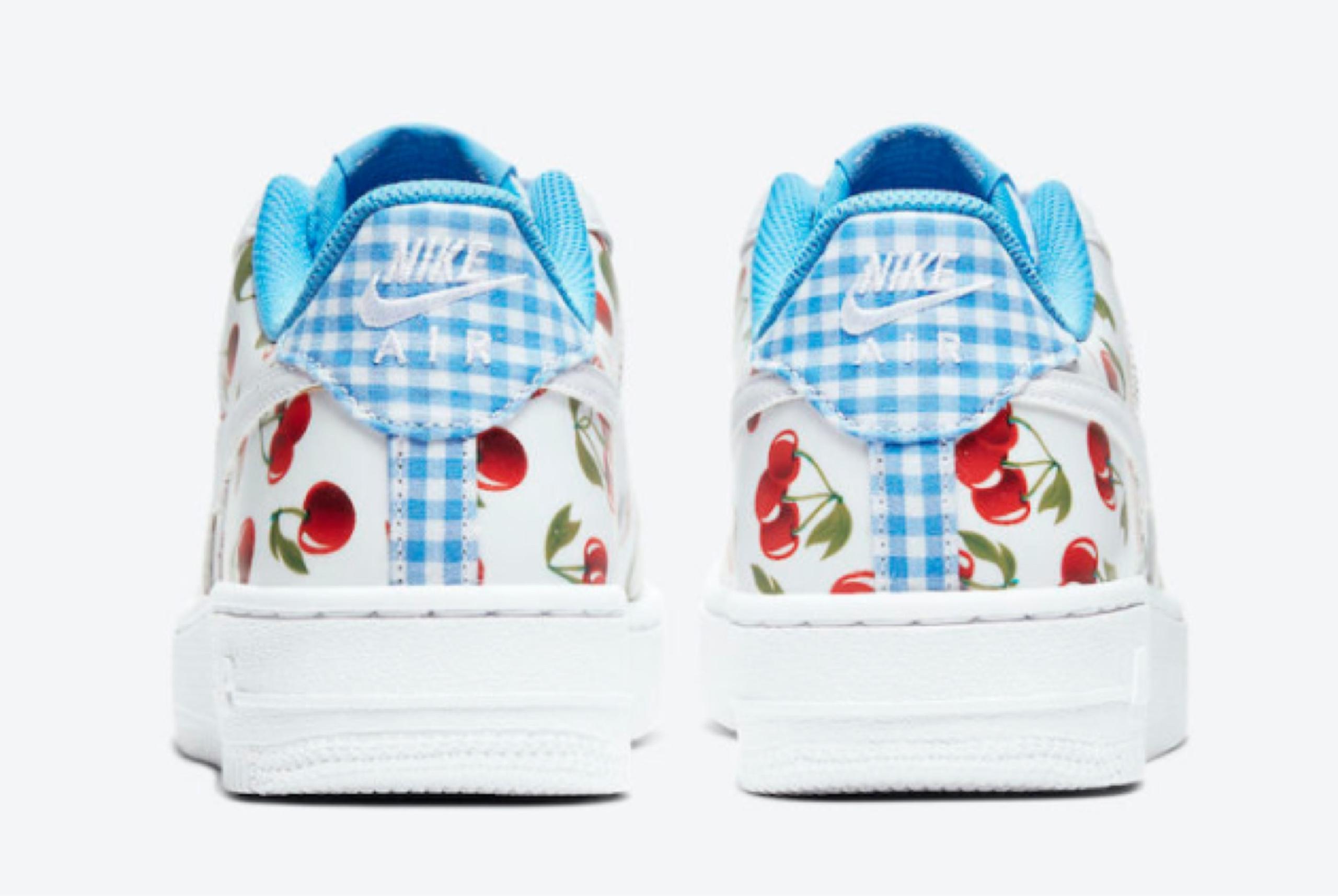 Nike Air Force 1 cherry picnic little shoes