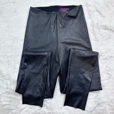 Cammando Faux Leather Leggings Black Women's Size Small