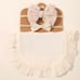 18pc Muslin Cotton Bib & Bow Headband Bundle | 6 Bibs | New