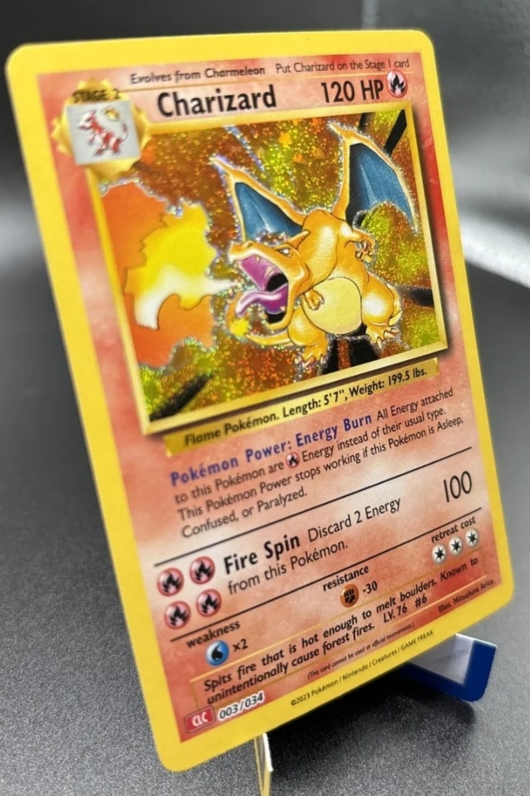 Pokémon TCG Charizard Pokemon: Trading Card Game Classic 003/034 Holo Classic...