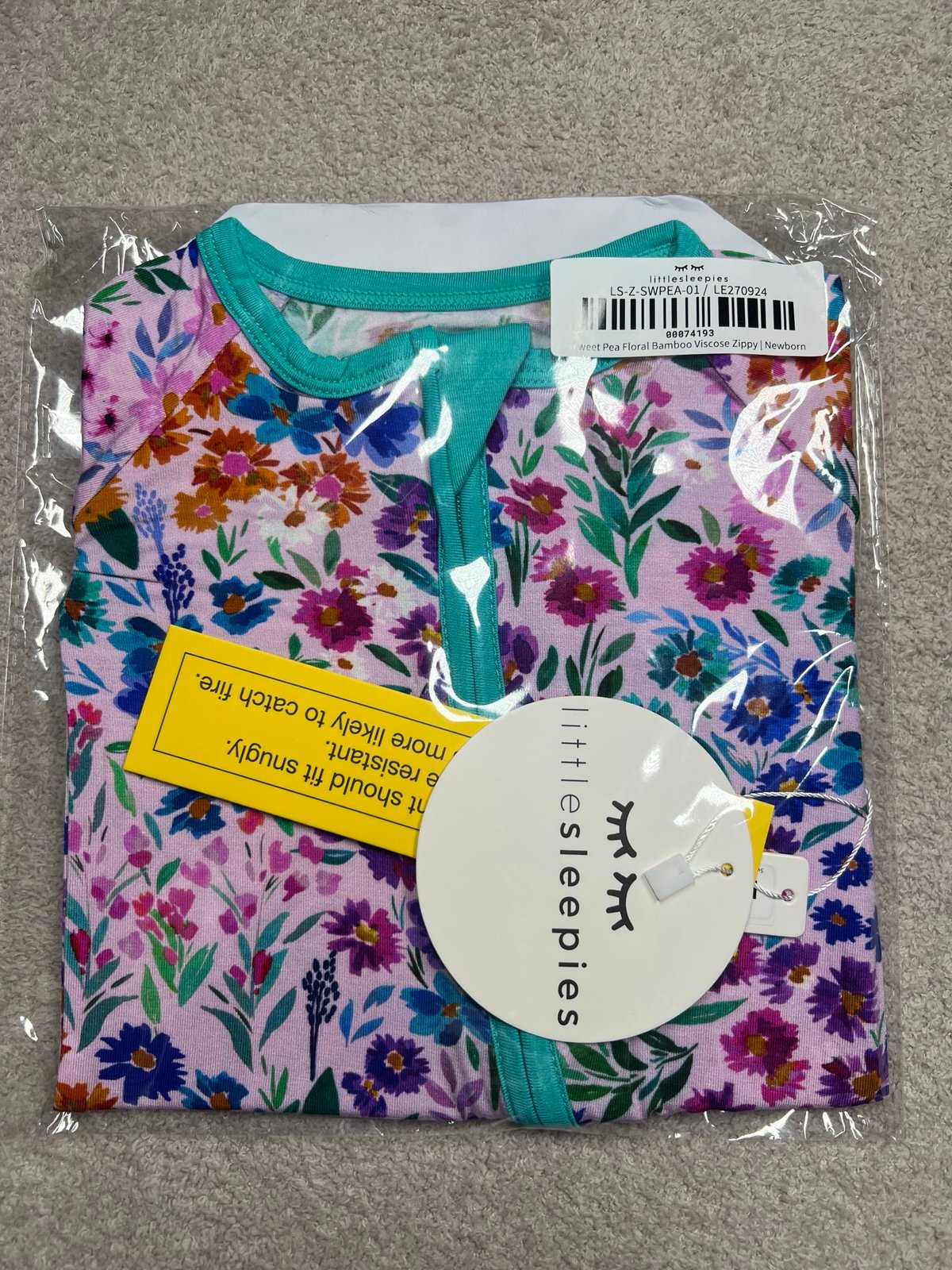 Little sleepies sweet pea