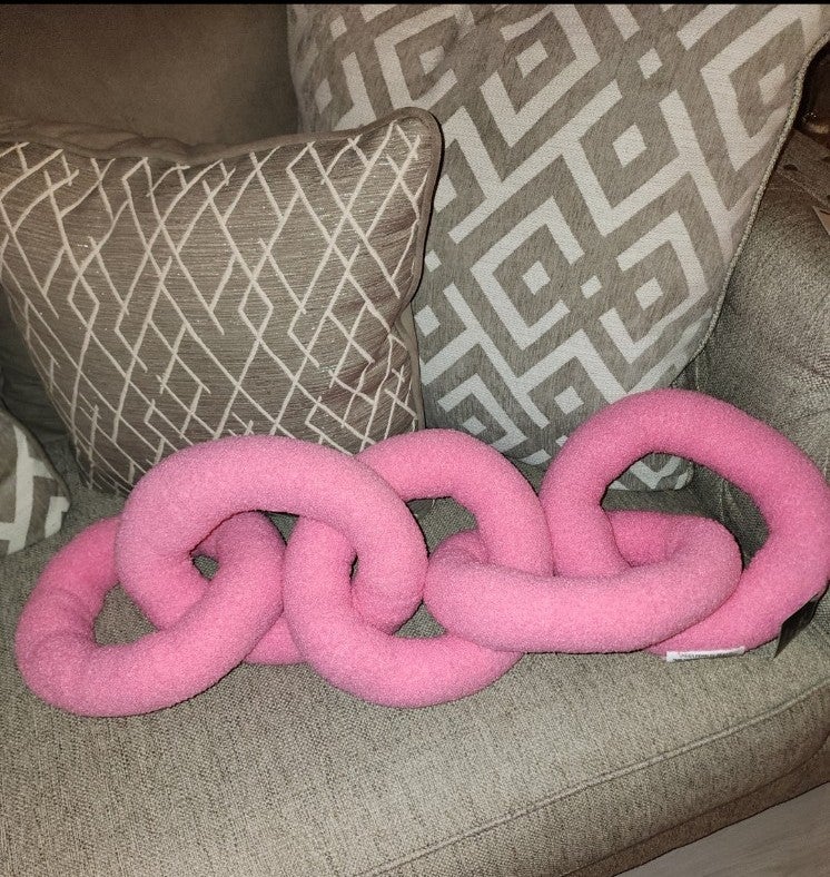 Pink Link Pillow