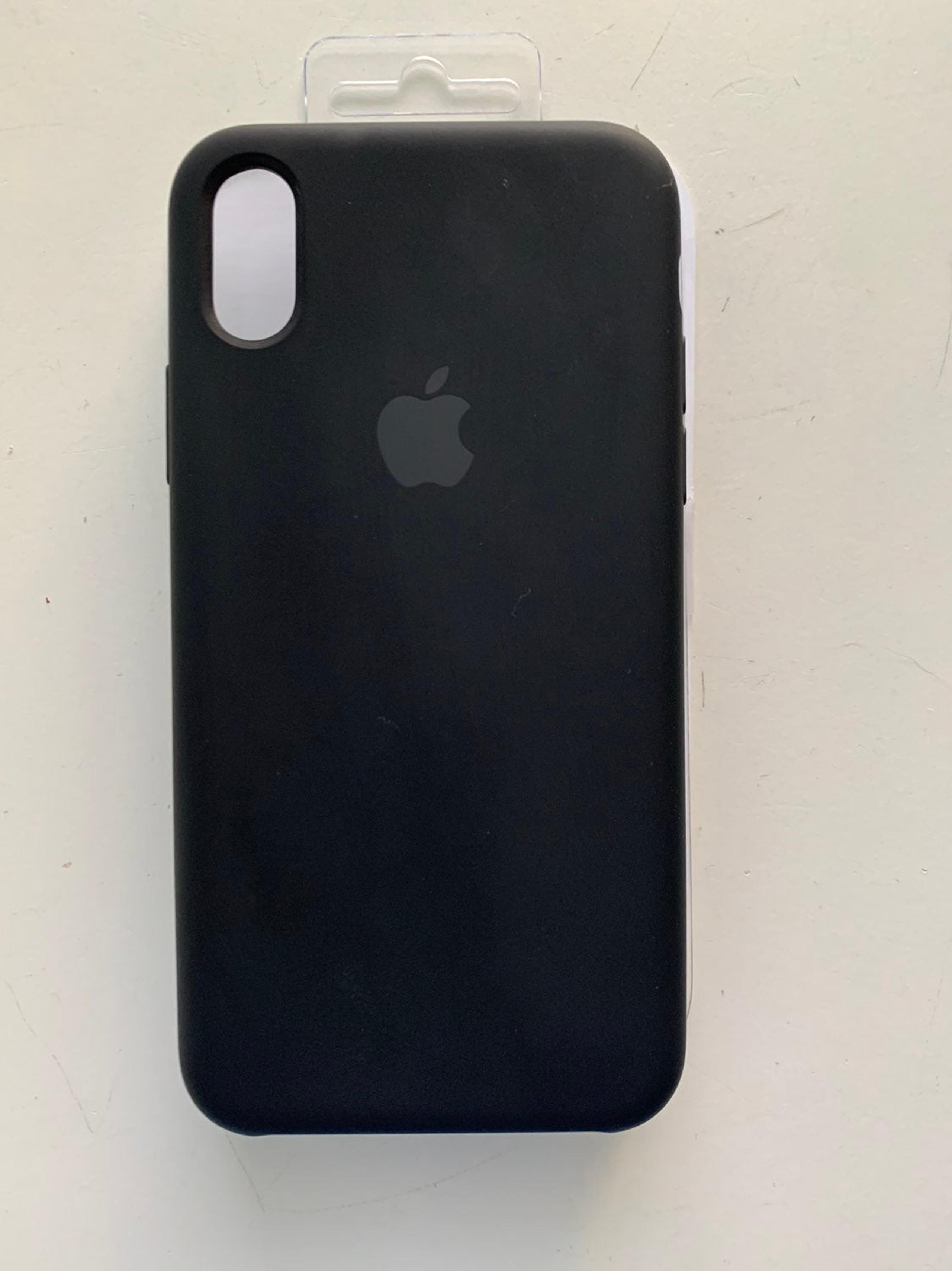 Apple iPhone XS Silicone Case  in Black