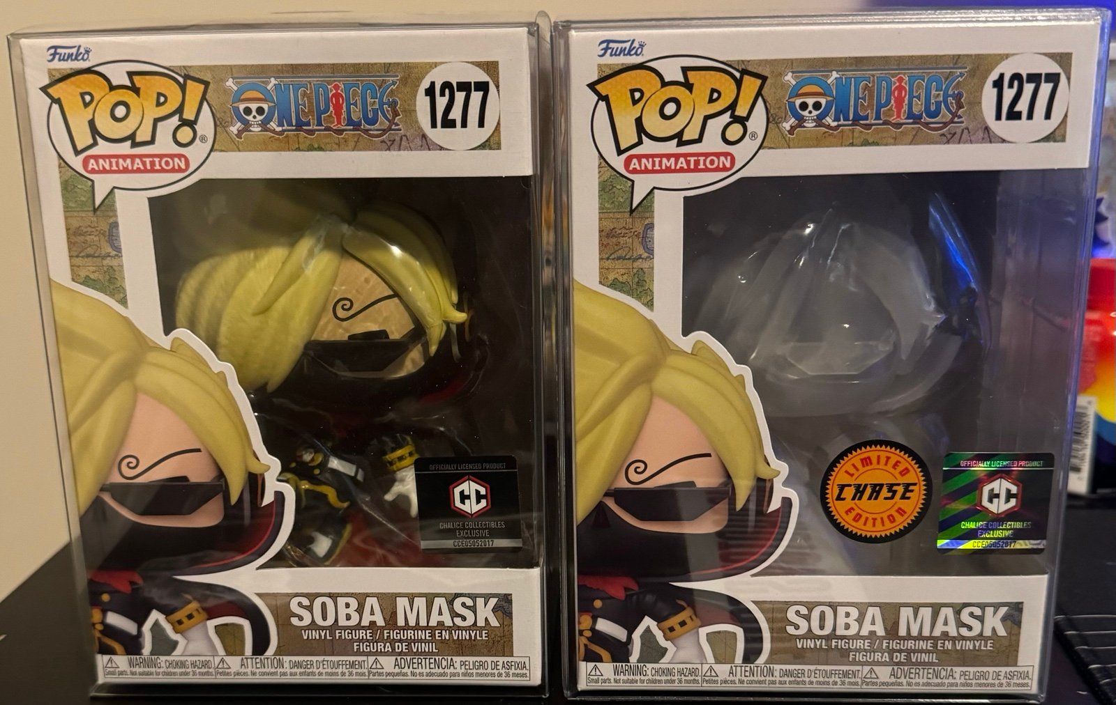 Soba mask Funko pop chase bundle