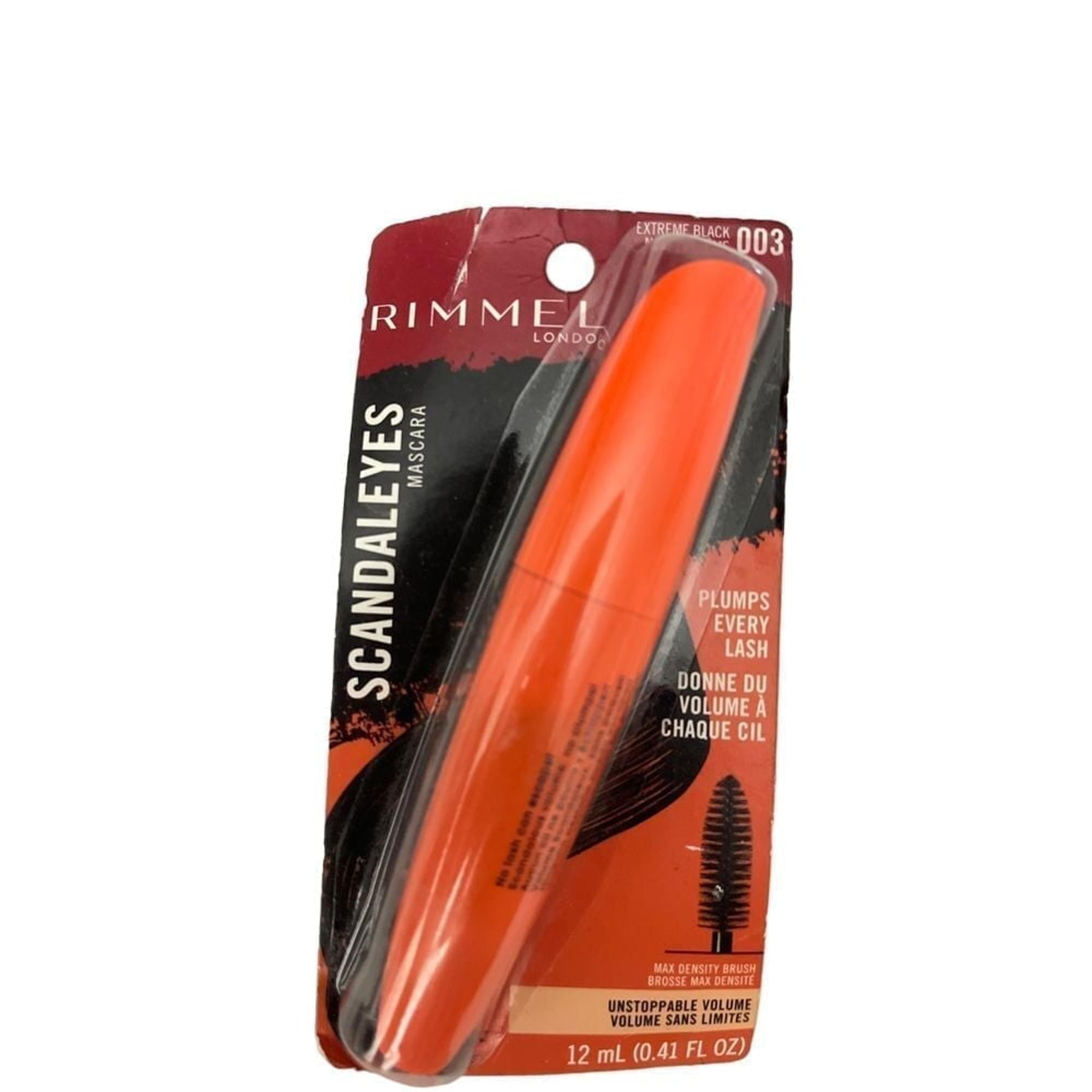 Rimmel ScandalEyes Mascara Extreme Black 003 Volumizing Lash Plumper O-7