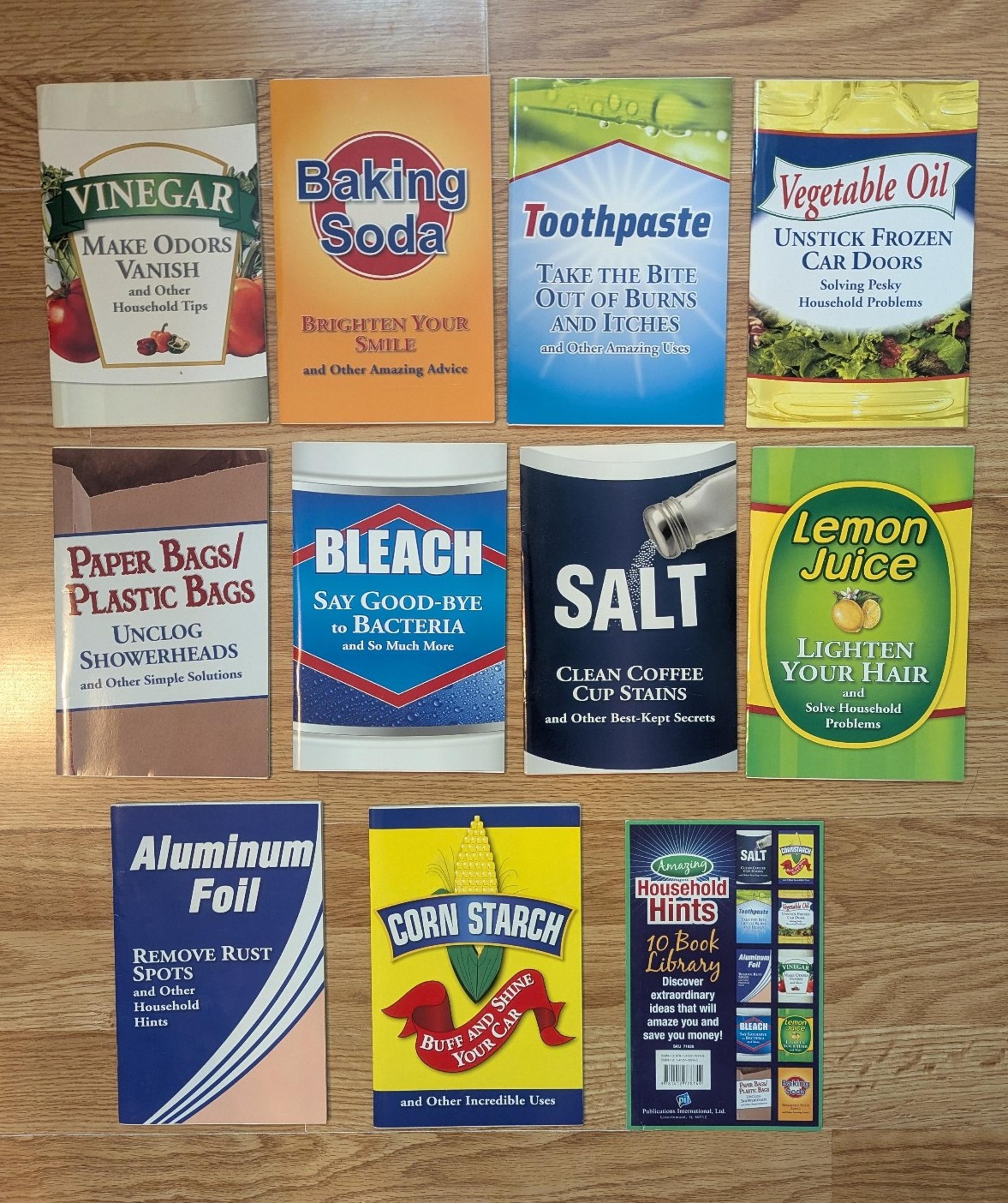 Household Hints Books Set of 10
