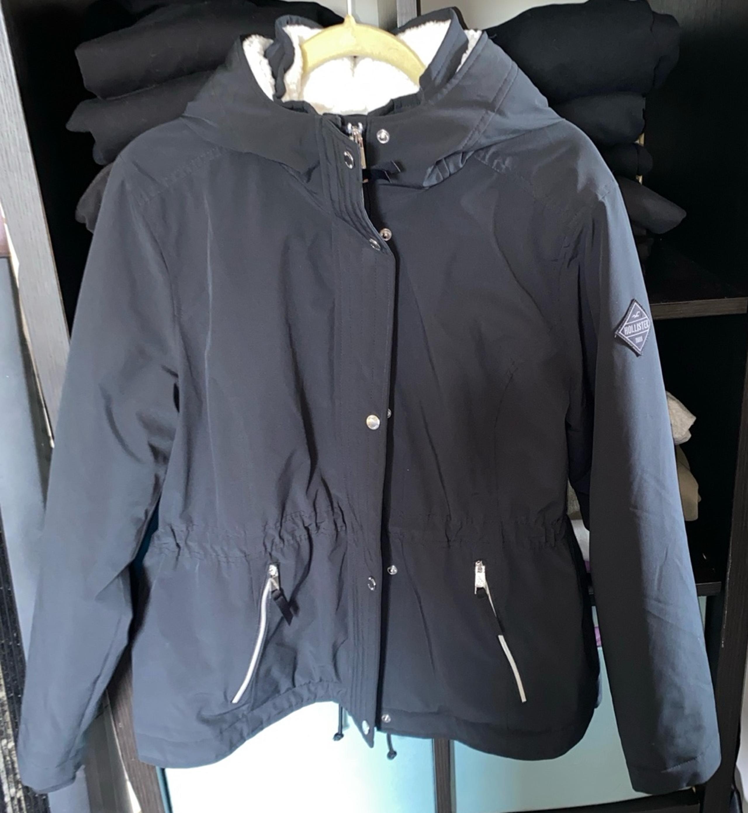 HOLLISTER ALL-WEATHER BLACK PARKA XL