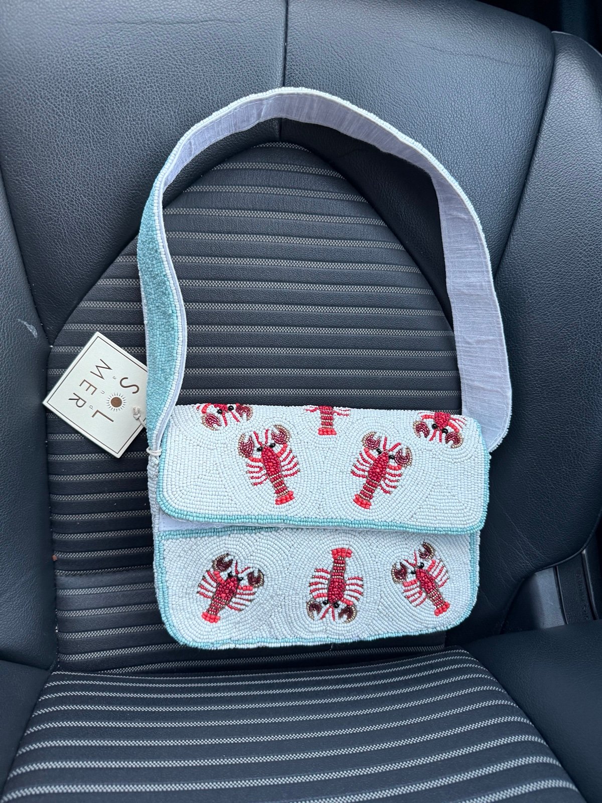 Sol Mer beaded lobster bag, NWT
