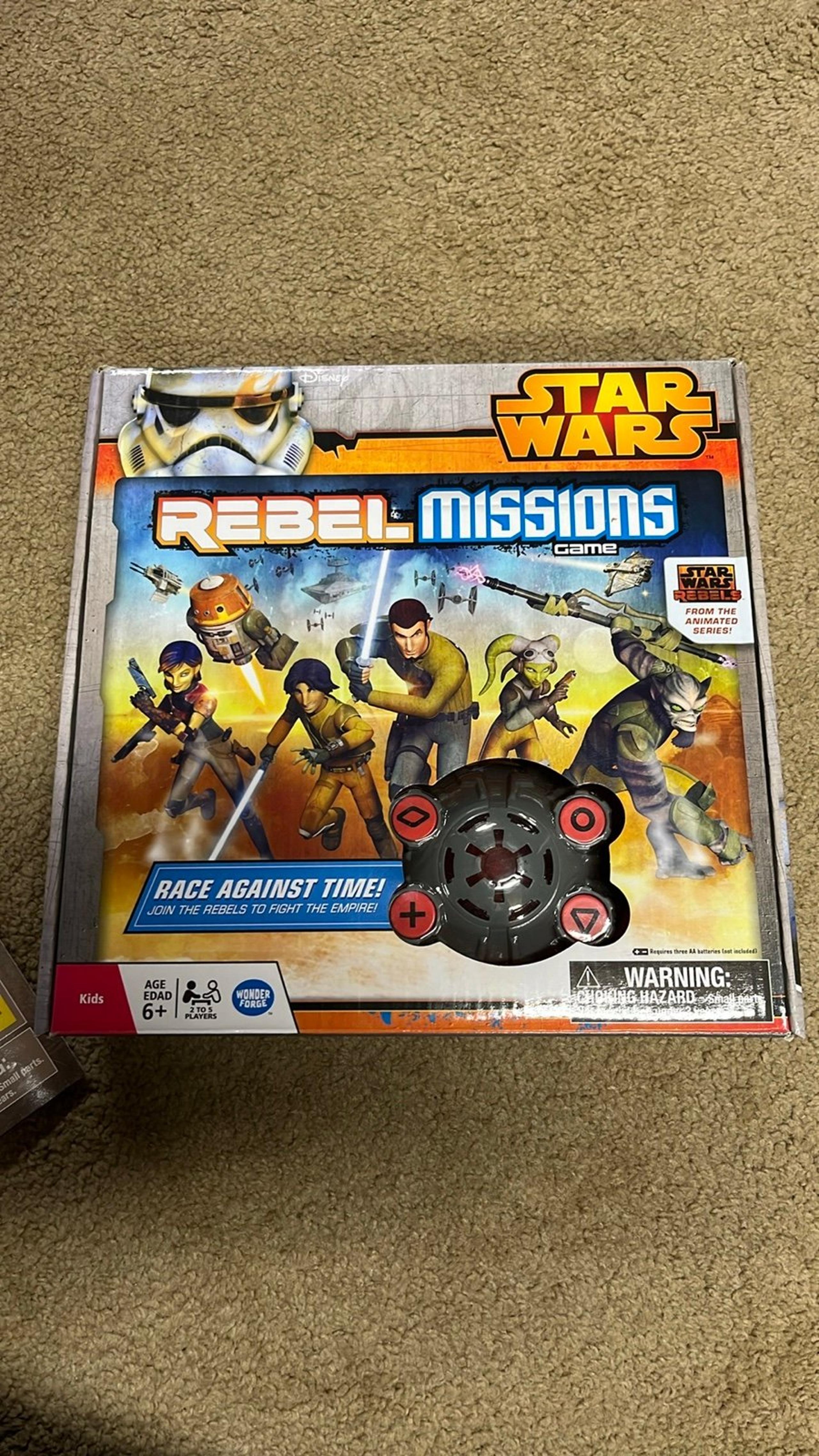Star Wars Rebel Mission game ages 6+ 2-5 players