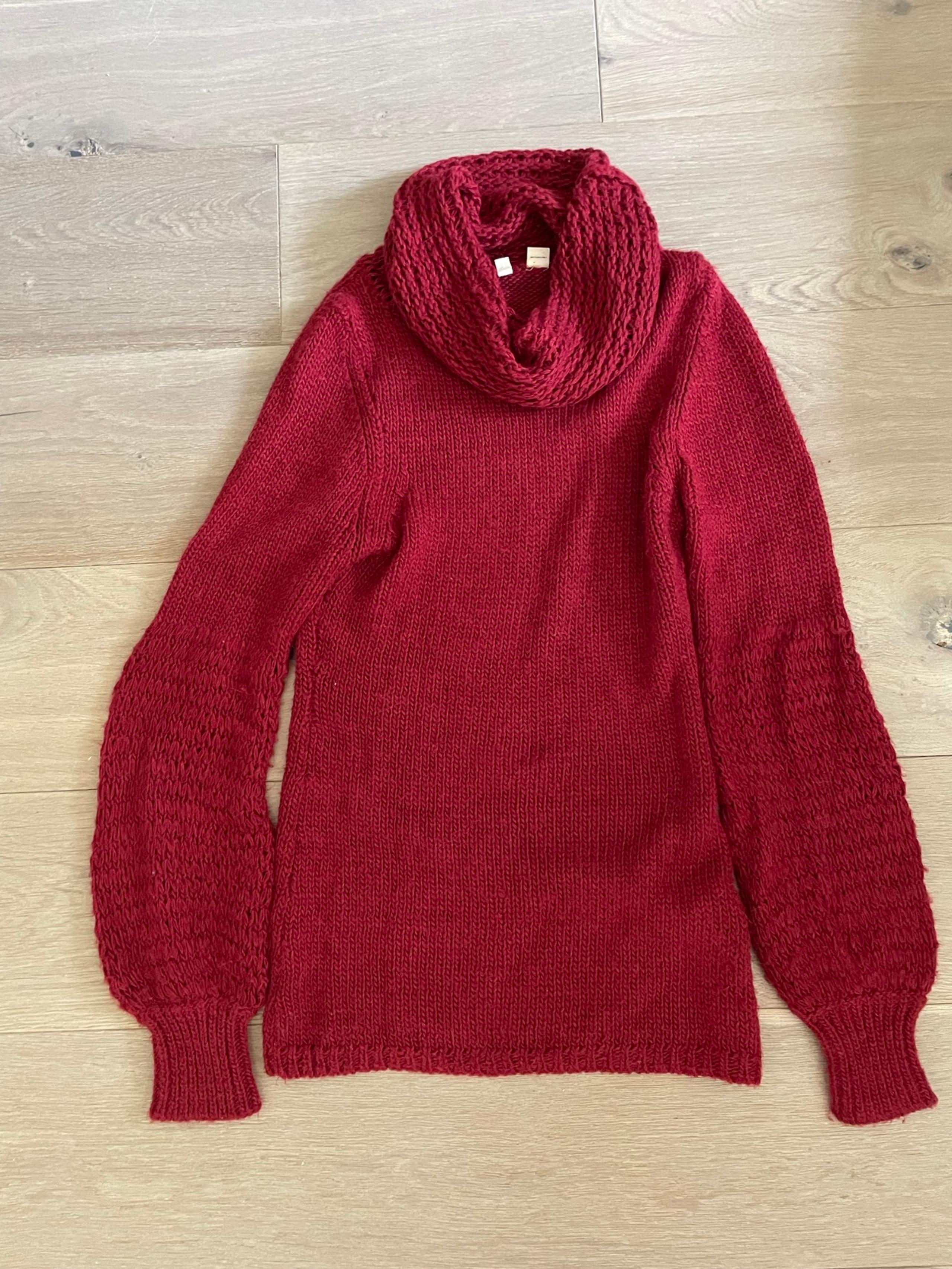 Moth Anthropologie alpaca blend cowl neck sweater - size Medium (M)