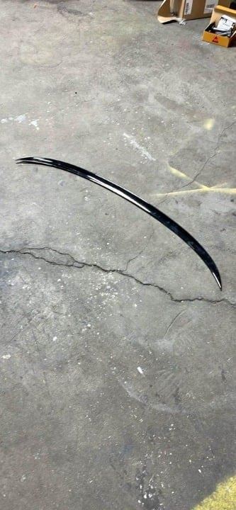For BMW E90 3 Series Rear Trunk Spoiler Gloss Black