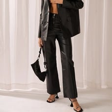 NWT Peppermayo Exclusive - Bad To The Bone PU Pants - Black
