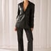 NWT Peppermayo Exclusive - Bad To The Bone PU Pants - Black