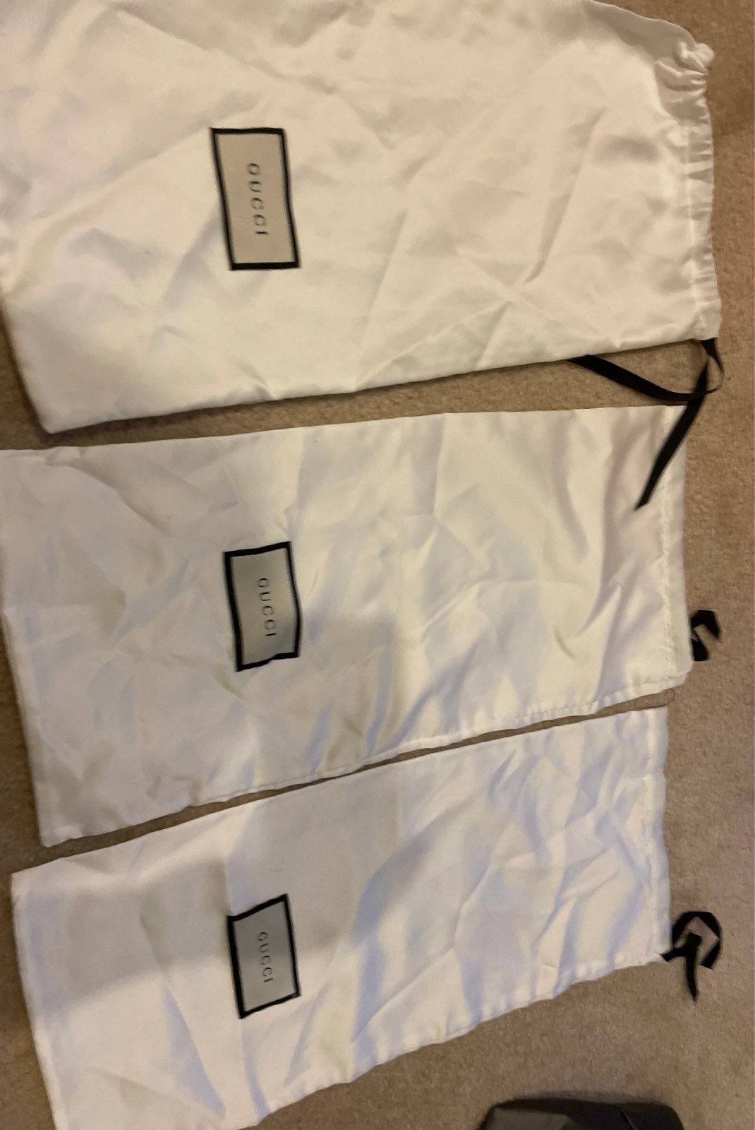 Gucci dust bag