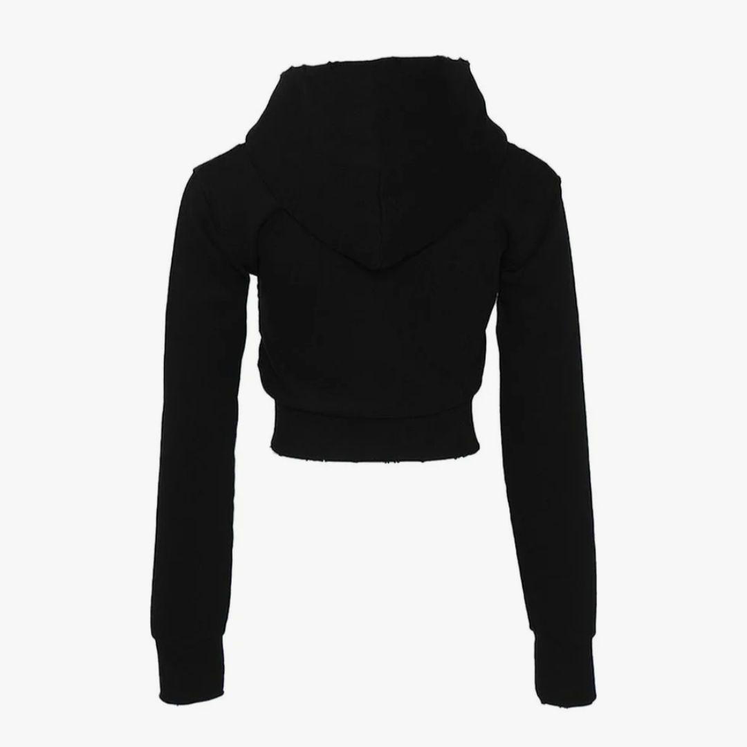 超安い品質 theredthread S zip-up hoodie cropped トップス