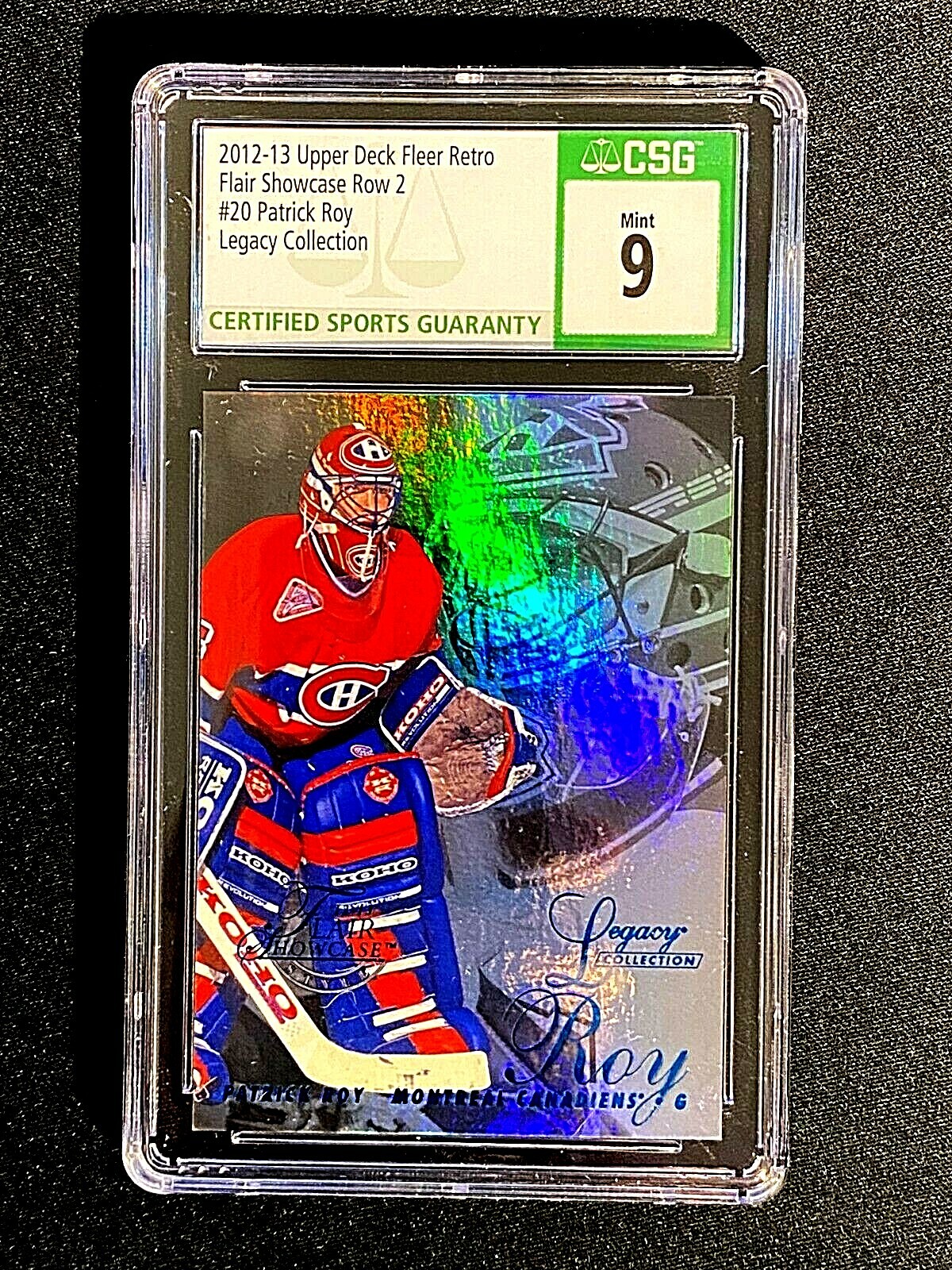 2012 Patrick Roy SP /150 Fleer Retro CSG 9 Showcase Row 2 Legacy Collection 2967