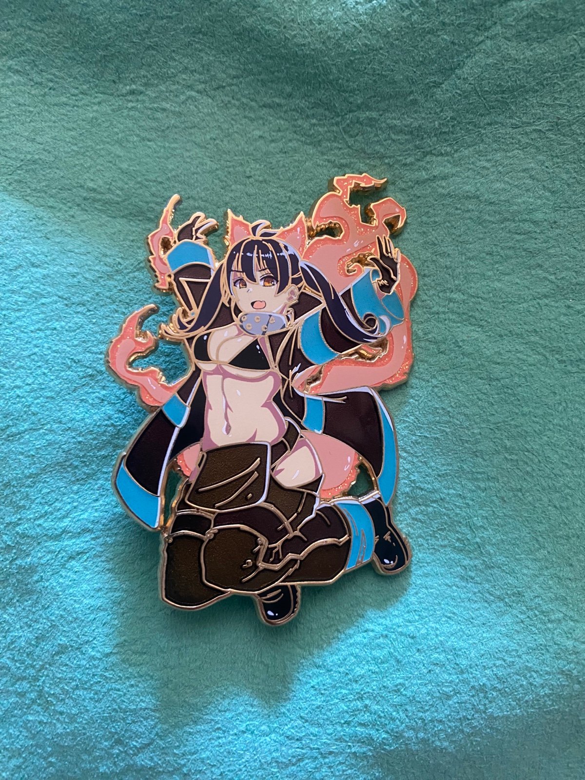 Tamaki Fire Force Enamel Pin Pins | arcindustries.in