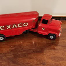 1950s Buddy L pressed steel Texaco oil tanker truck