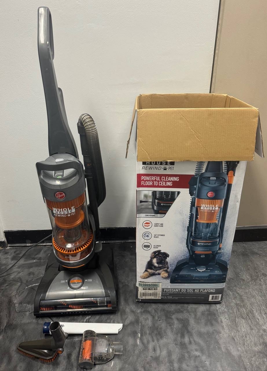 Hoover WindTunnel 2 Whole House Rewind Upright Vacuum Cleaner UH71255
