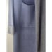 Oliver M Wool Angora Blend Open Front Women Cardigan Sweater Pockets Blue Gray